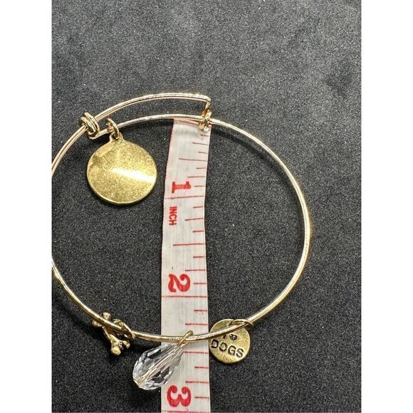 VINTAGE Beautiful LAB Bangle Bracelet,,Photo Snap Charm Of LAB,WITH  "I Love My - Picture 6 of 7